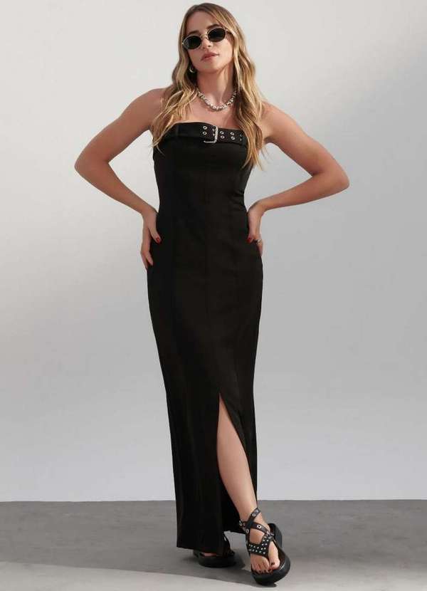My Favorite - Vestido Midi com Cinto A0003