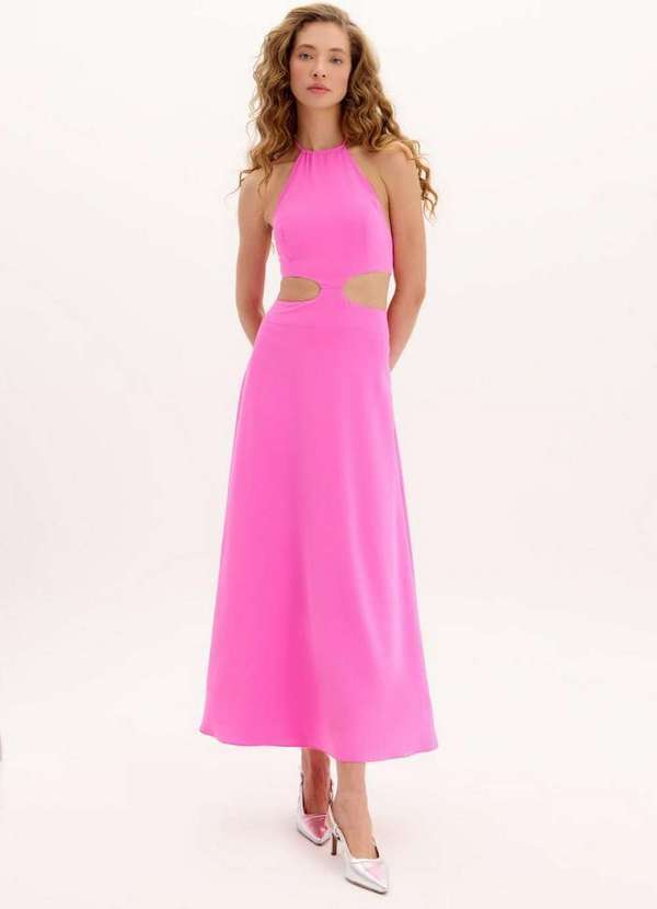 My Favorite - Vestido Midi Cut Out Amarração A2028
