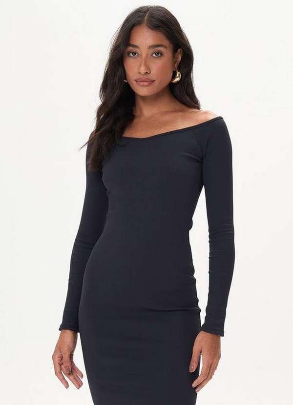 My Favorite - Vestido Midi Ombro a Ombro A0003