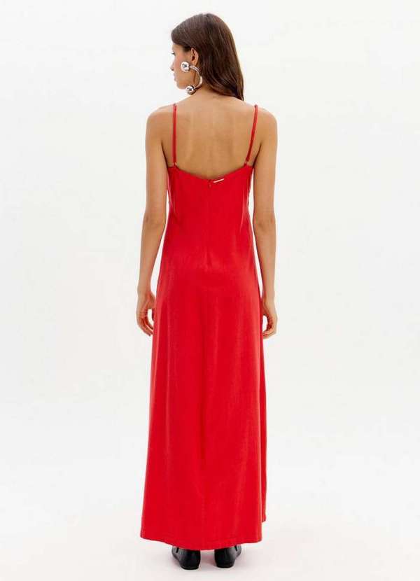 My Favorite - Vestido Midi Sarja Amplo com Alças A2638 3