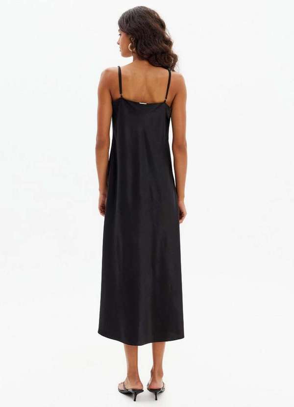 My Favorite - Vestido Slip Super Midi Cetim com Alças A0003 3