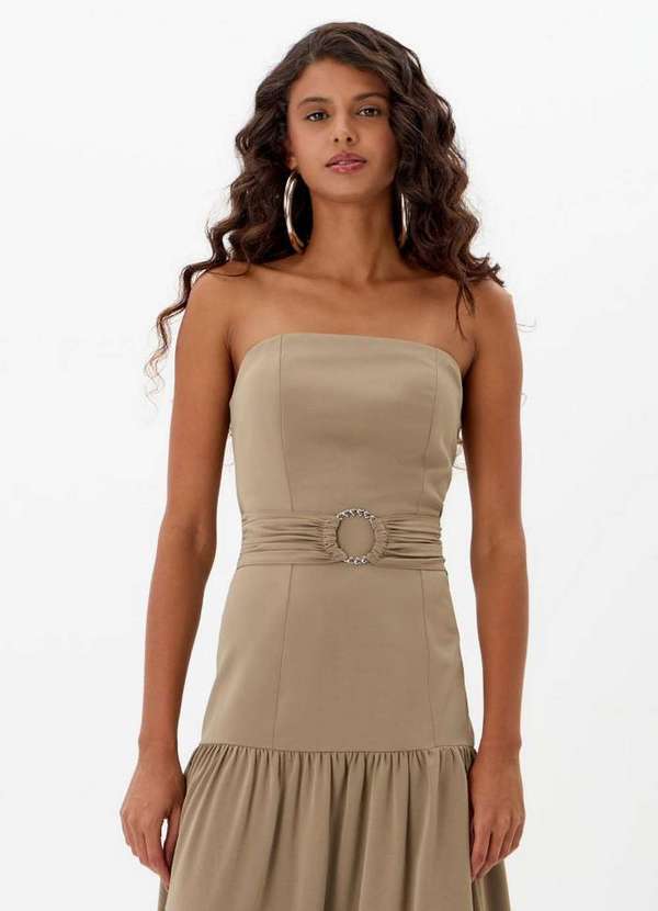 My Favorite - Vestido Super Midi com Alças Removíveis A2470 2