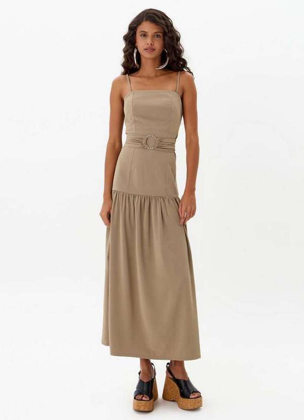 My Favorite - Vestido Super Midi com Alças Removíveis A2470 5