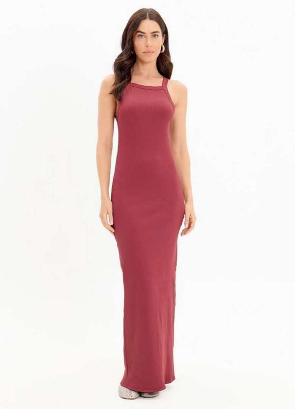 My Favorite - Vestido Super Midi com Fenda A2471