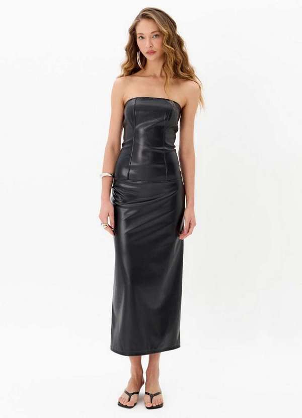 My Favorite - Vestido Super Midi sem Alças A0003