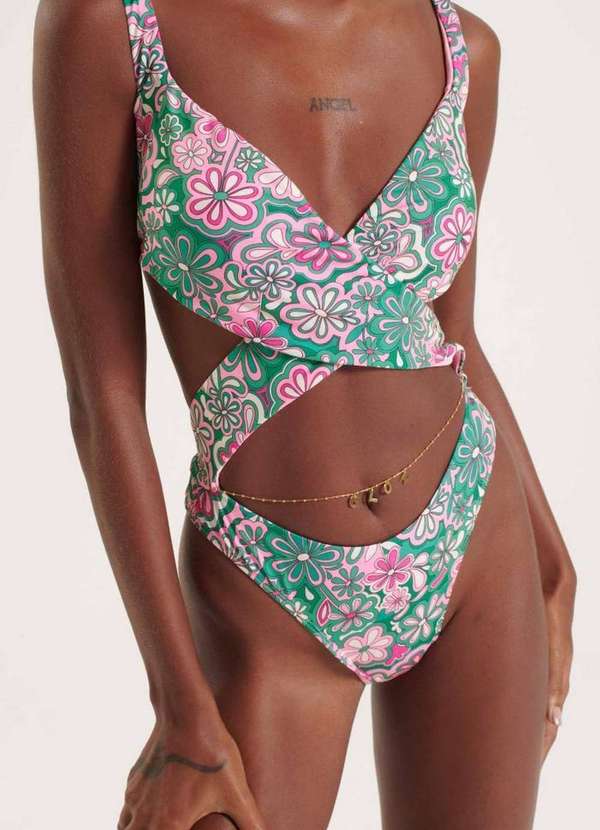 My Favorite - Maiô Transpassado Estampado 10080 4