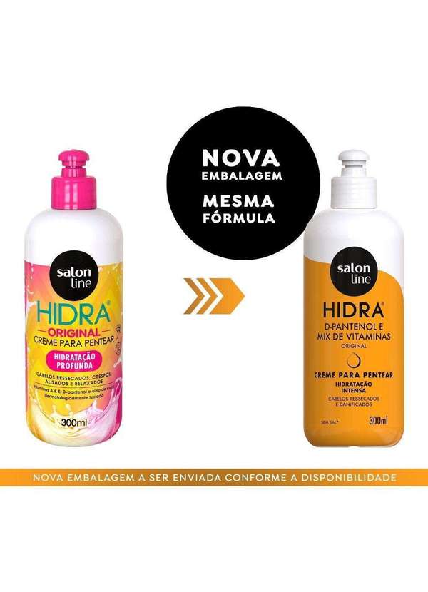 Hidra - Creme para Pentear Hidra Hidratação Intensa Salon Line 300ml