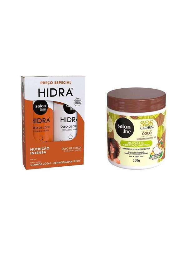 Salon Line - Hidratação de Coco para Cabelos Cacheados e Crespos - Salon Line