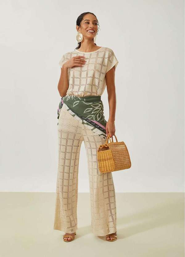 Maria.valentina - Lenço Maria.Valentina Médio Bege Bege