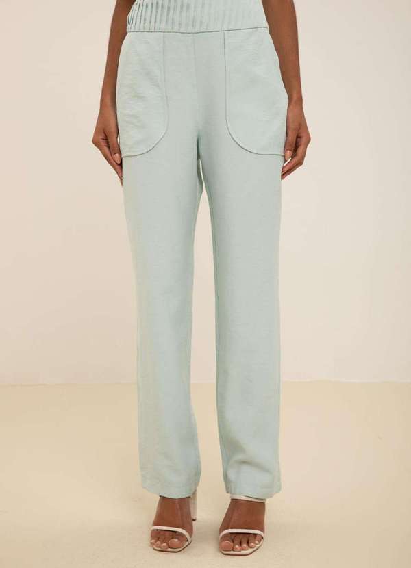 Maria.valentina - Calça Maria.Valentina Cenoura Alta Azul Azul 2