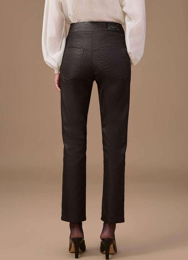 Maria.valentina - Calça Maria.Valentina Cigarrete Alta Preto Preto 4