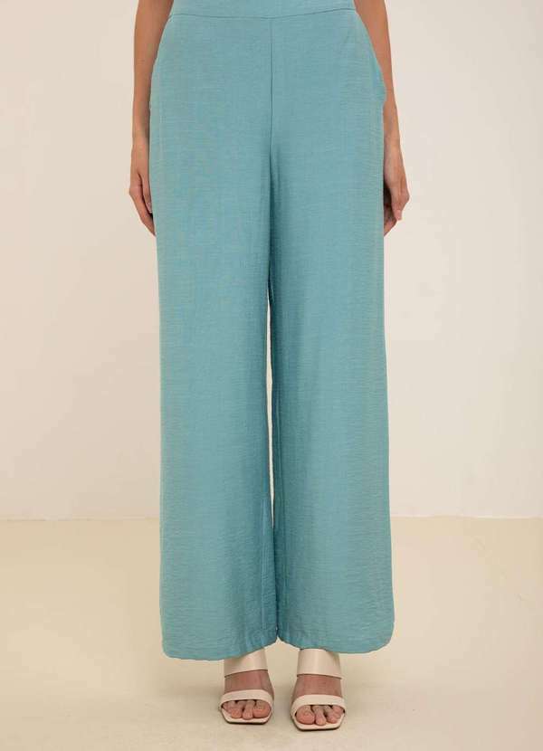 Maria.valentina - Calça Maria.Valentina Reta Alta Azul Azul 3