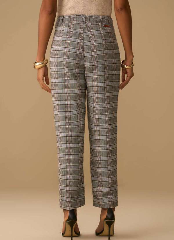 Maria.valentina - Calça Maria.Valentina Reta Alta Bege Bege