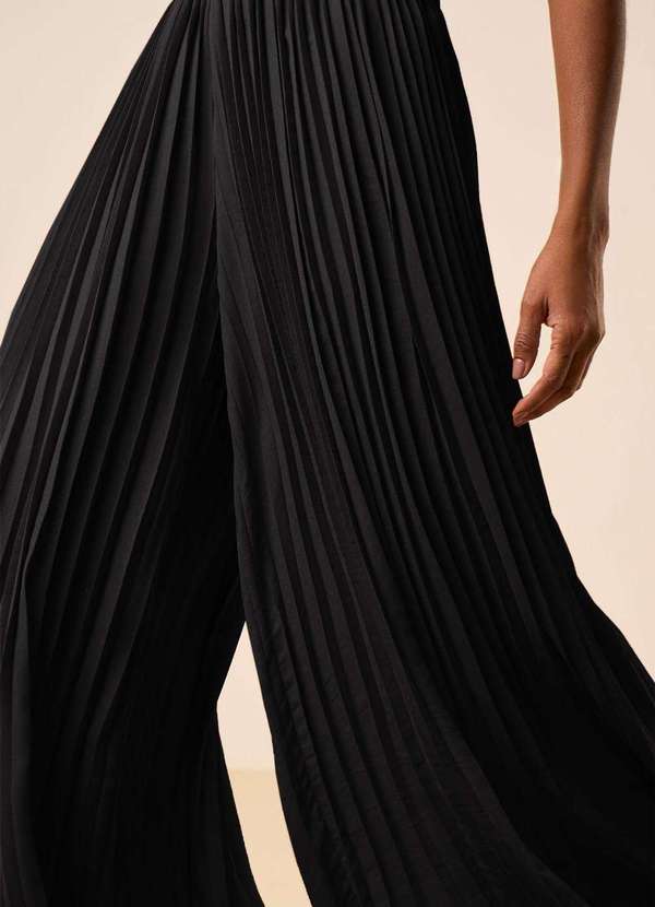 Maria.valentina - Calça Maria.Valentina Reta Alta Preto Preto 3