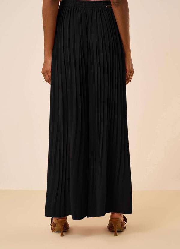 Maria.valentina - Calça Maria.Valentina Reta Alta Preto Preto 4