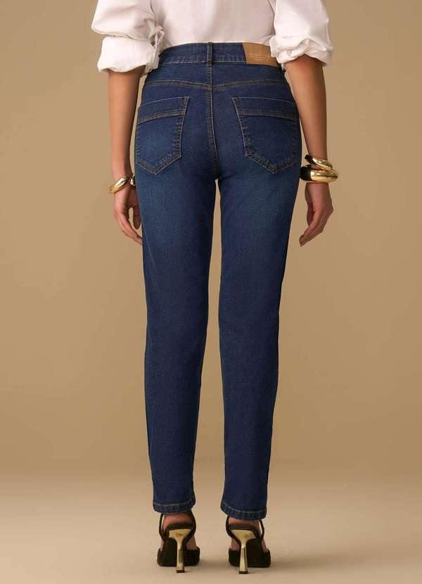 Maria.valentina - Calça Maria.Valentina Skinny Alta Azul Azul 4