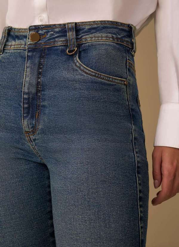 Maria.valentina - Calça Maria.Valentina Skinny Alta Azul Azul 3