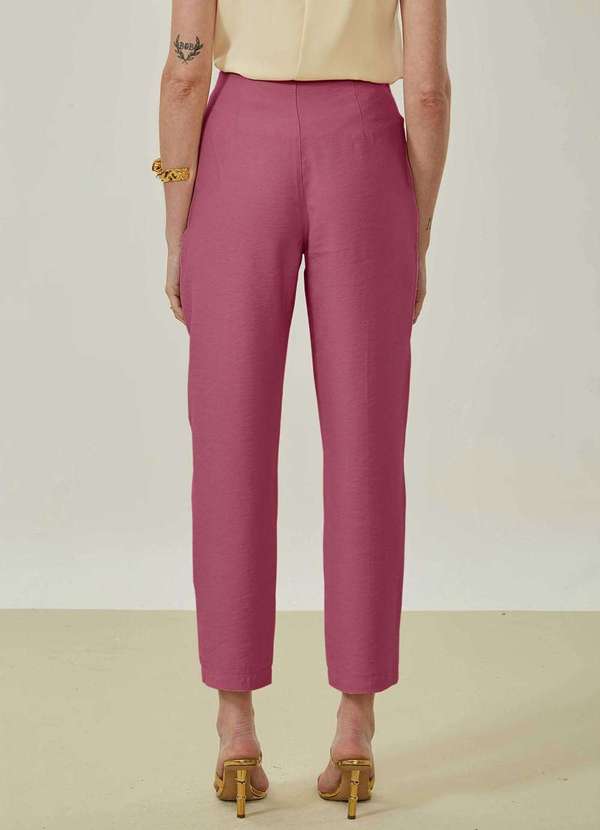 Maria.valentina - Calça Maria.Valentina Skinny Alta Rosa Rosa 4