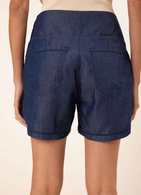 Maria.valentina - Bermuda Maria.Valentina Reta Alta Azul Azul 3