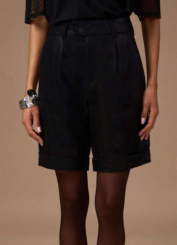 Maria.valentina - Bermuda Maria.Valentina Reta Alta Preto Preto 2