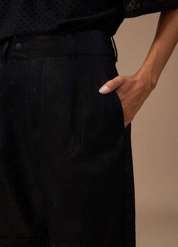 Maria.valentina - Bermuda Maria.Valentina Reta Alta Preto Preto 3