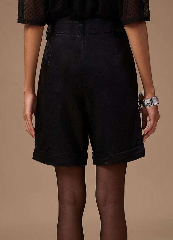 Maria.valentina - Bermuda Maria.Valentina Reta Alta Preto Preto 4