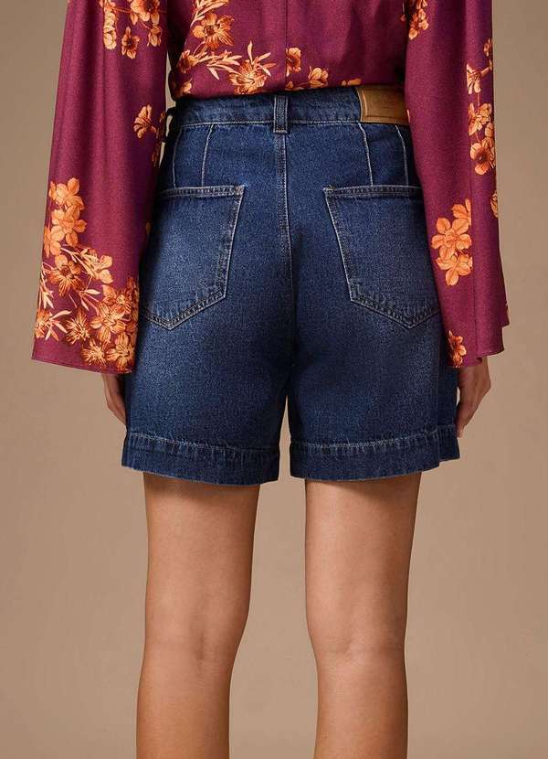 Maria.valentina - Bermuda Maria.Valentina Reta Média Azul Azul 4