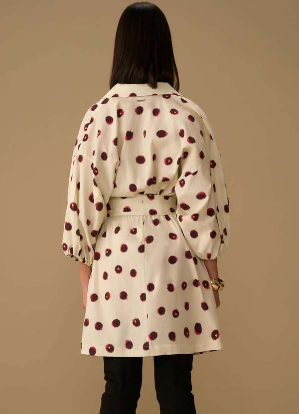 Maria.valentina - Vestido Maria.Valentina Ajustado Decote V Manga Longa Curto Bege Bege 4