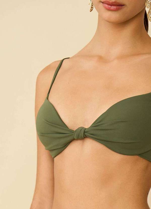 Maria.valentina - Biquíni Maria.Valentina Meia Taça Detalhe no Verde Verde 3