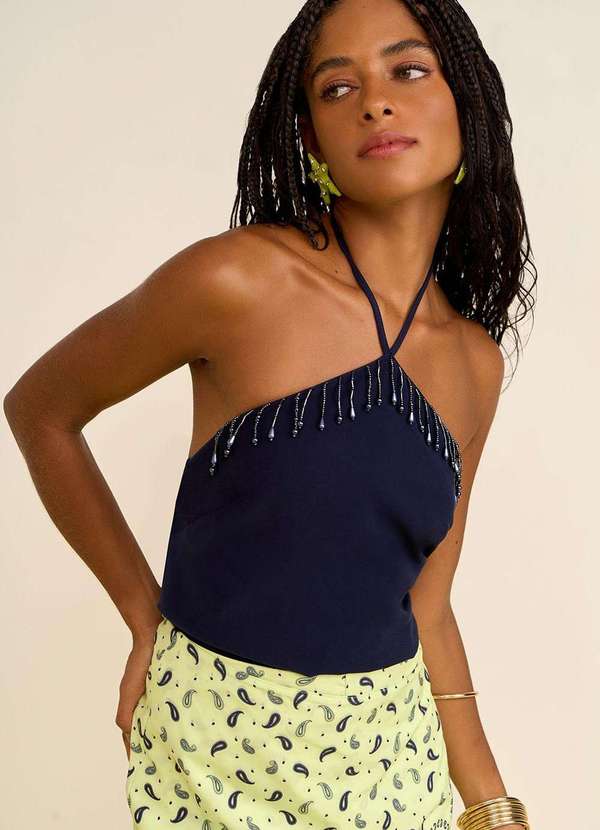 Zinco - Regata Zinco Solta Cava Francesa Alongada Azul Azul