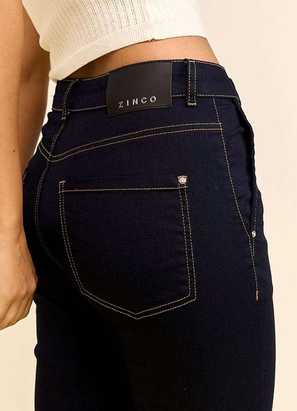Zinco - Calça Zinco Boot Cut Alta Azul Azul 3