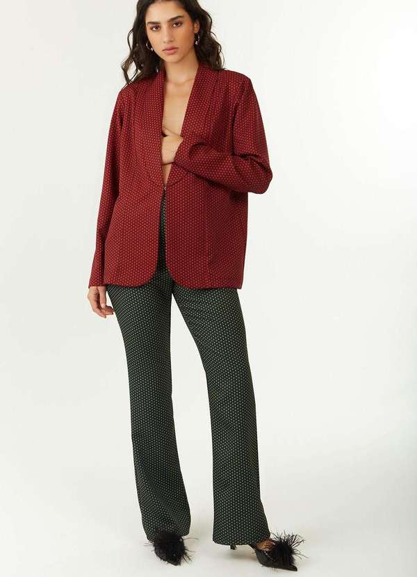 Zinco - Calça Zinco Flare Alta Verde Verde