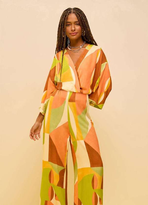 Zinco - Calça Zinco Pantalona Alta Verde Verde 3