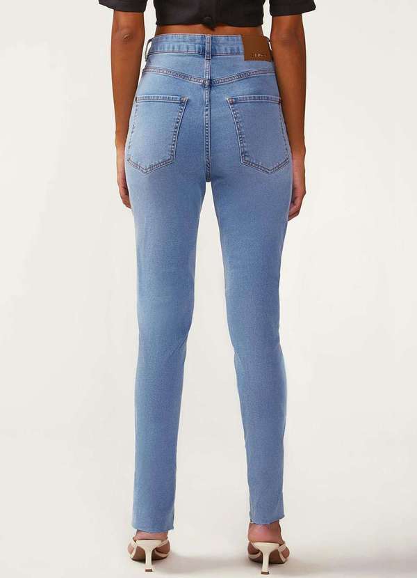 Zinco - Calça Zinco Reta Alta Azul Azul 3