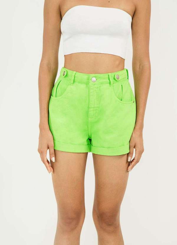 Zinco - Shorts Zinco Five Pockets Tinturado Verde Verde 2