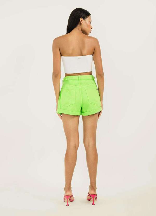 Zinco - Shorts Zinco Five Pockets Tinturado Verde Verde 4
