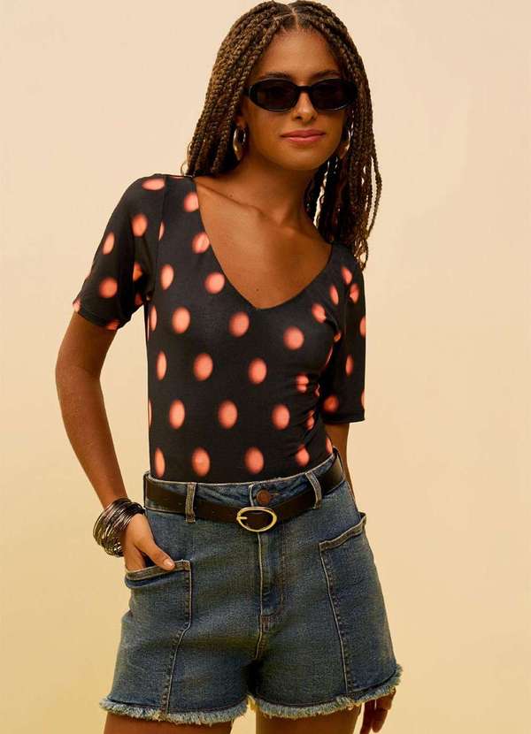 Zinco - Shorts Zinco Reto Alta Azul Azul