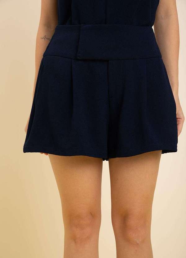 Zinco - Shorts Zinco Reto Alta Azul Azul 2