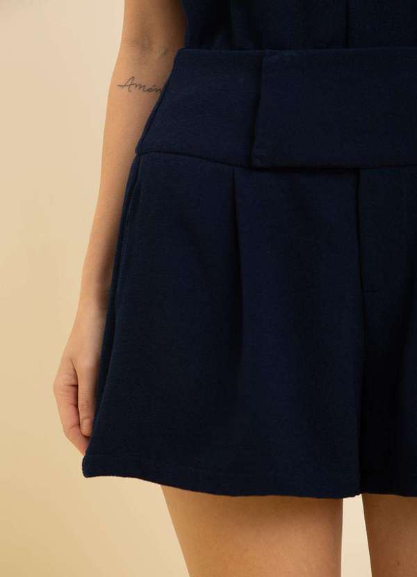 Zinco - Shorts Zinco Reto Alta Azul Azul 3