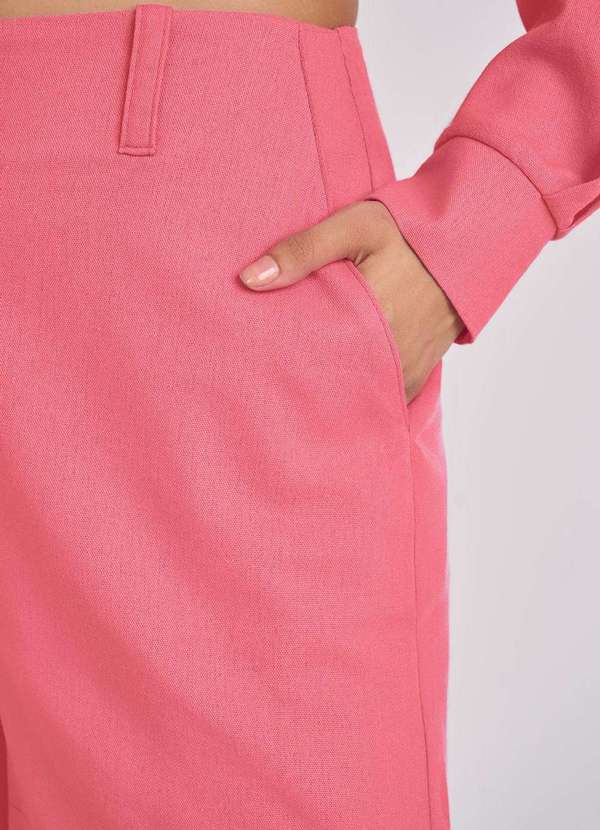 Zinco - Shorts Zinco Reto Alta Rosa Rosa 3