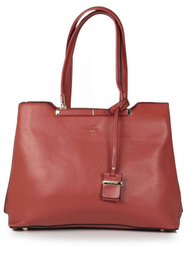 Lace Lore - Bolsa Básica Feminina Lace Lore Grande Marrom