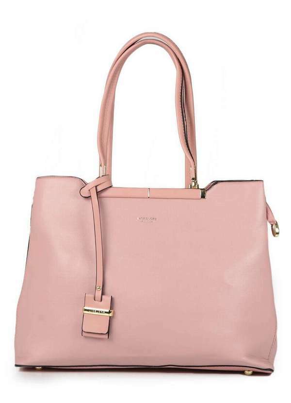 Lace Lore - Bolsa Básica Feminina Lace Lore Grande Rosa