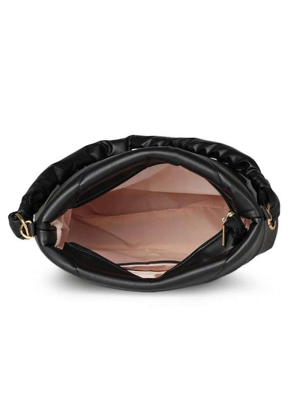 Modare - Bolsa Básica Feminina Modare Recorte V Preto 4