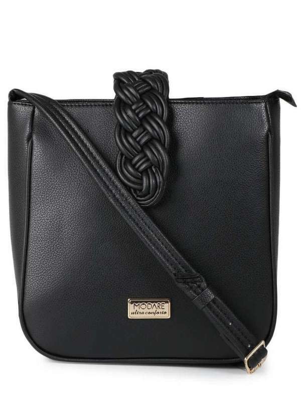 Modare - Bolsa Básica Feminina Modare Trança Preto