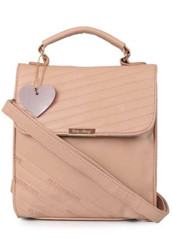 Betty Boop - Bolsa de Mão Feminina Betty Boop Coração Rosa