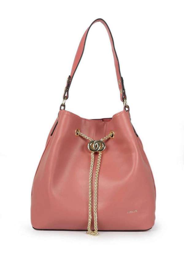 Lace Lore - Bolsa Saco Feminina Lace Lore Corrente Coral