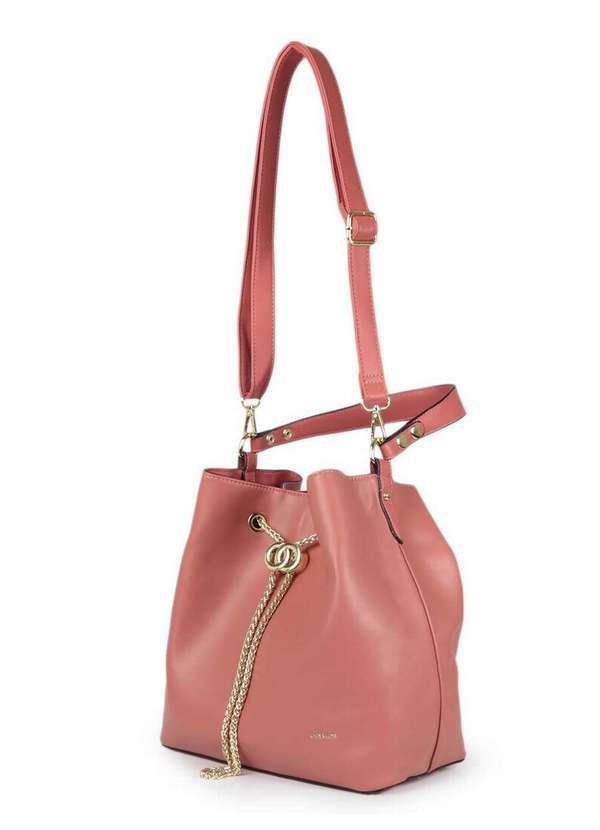 Lace Lore - Bolsa Saco Feminina Lace Lore Corrente Coral 2