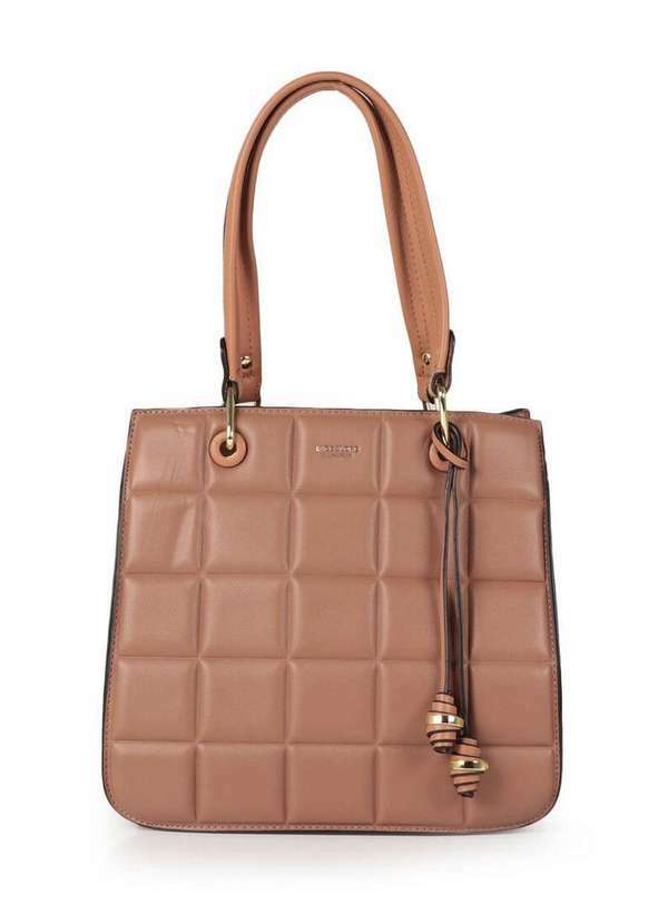 Lace Lore - Bolsa Tote Feminina Lace Lore Office Textura Cafe