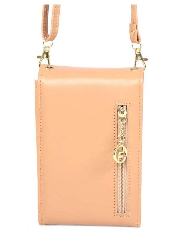 La Celicia - Bolsa Transversal Feminina La Celicia Básica Bege 3