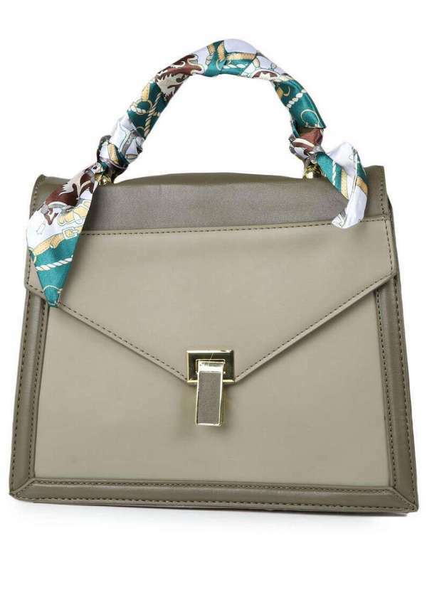 Lace Lore - Bolsa Transversal Feminino Lace Lore Lenço Bordado Verde